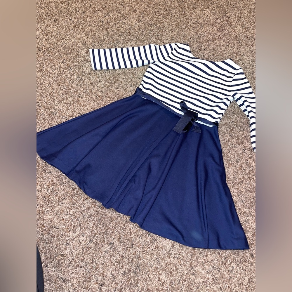 Polo Ralph Lauren dress striped blue white beautiful 👗